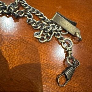 Chunky Silver Chain Necklace 16”